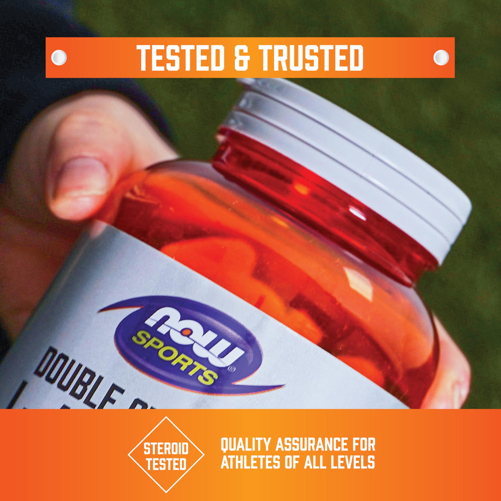 NOW Foods bottle on shelf ready for pre-workout use.