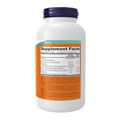 NOW Foods Calcium Citrate tablets close-up for easy swallowing.