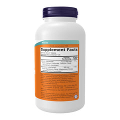 NOW Foods Calcium Magnesium 2:1 bottle label shows vegan and kosher