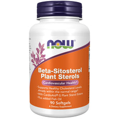 NOW Foods CardioAid-S bottle pour, convenient softgels for sterol ester support