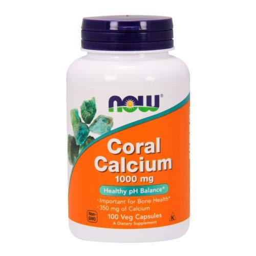 NOW Foods Coral Calcium 1000mg two-pack offers convenient value for ongoing use