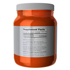 NOW Foods Creatine scoop included for precise serving during gym sessions.