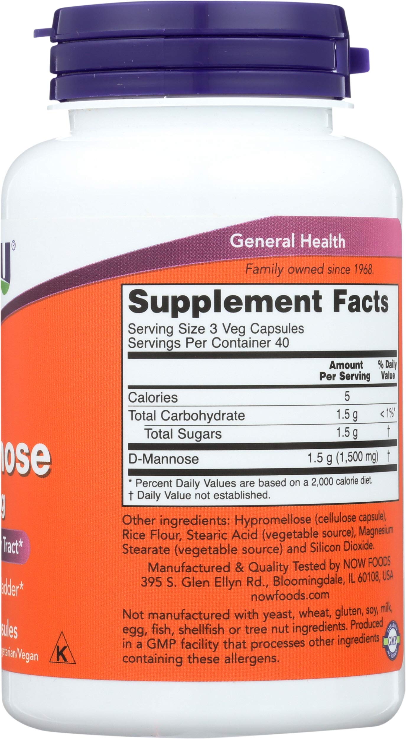 NOW Foods D-Mannose in-use with water demonstrates simple daily routine.