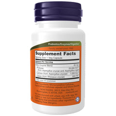 NOW Foods Dairy Digest Complete bottle pour showcases easy daily enzyme support