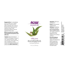 NOW Foods Eucalyptus Globulus Oil diffuser setup for a revitalizing aroma
