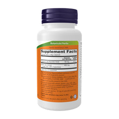 NOW Foods Green Tea Extract capsules close-up showing easy-to-swallow vegan capsules