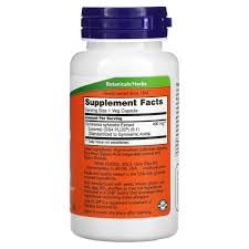 Now Foods Gymnema Sylvestre nutrition label highlights 400 mg capsules for everyday use