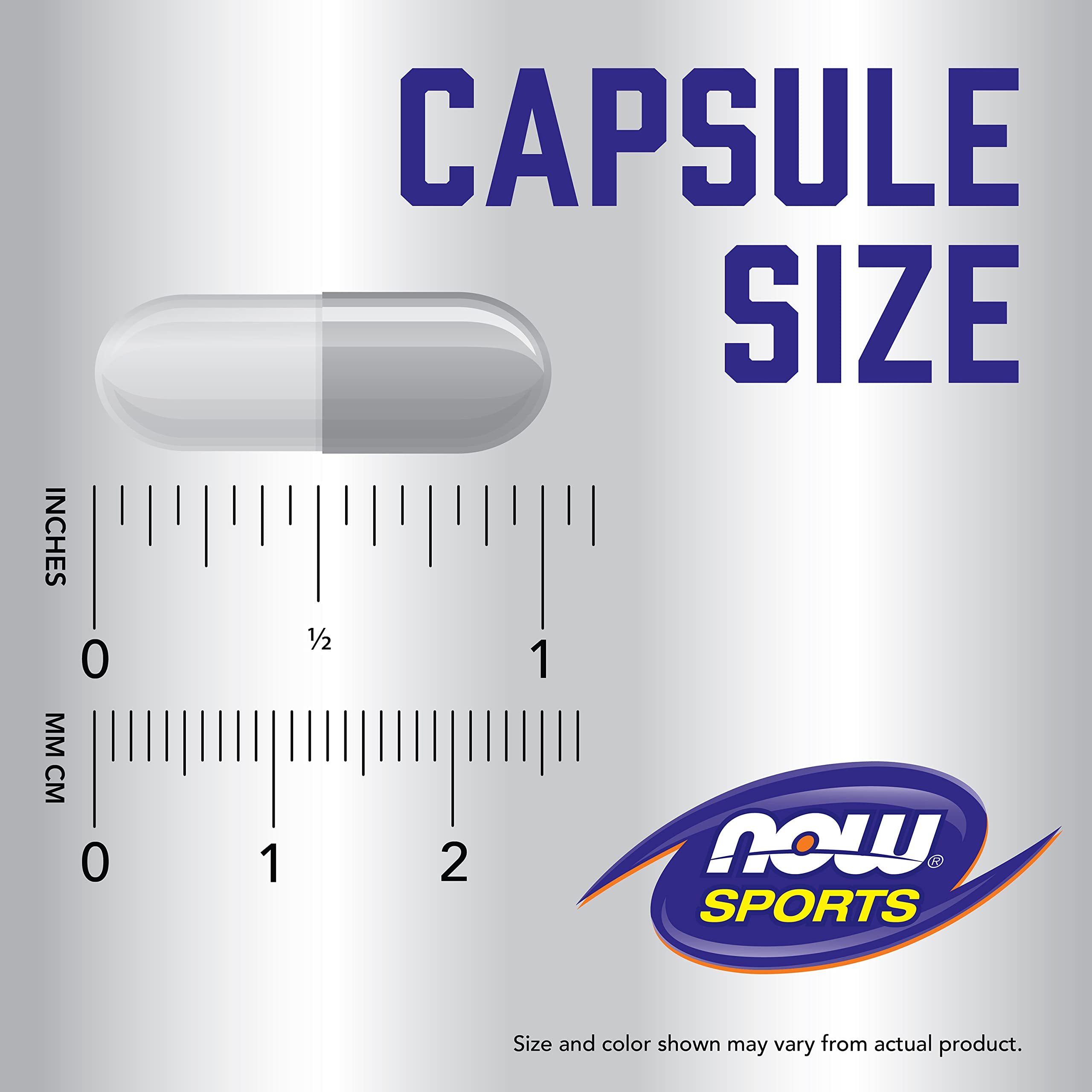 NOW Foods HMB capsules in hand for easy daily use