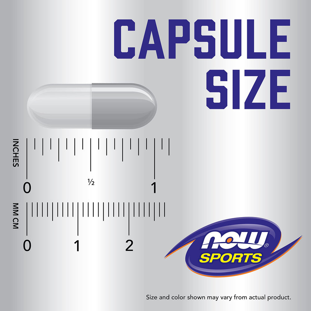 NOW Foods HMB capsules in hand for easy daily use