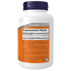NOW Foods L-Carnitine 1,000 mg tablets close-up highlighting easy daily intake.