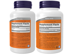 NOW Foods L-Theanine with Inositol capsules closeup for smooth daily calm.