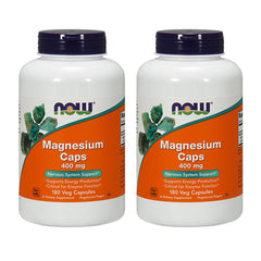 NOW Foods Magnesium 400mg bottle front view highlighting daily mineral support