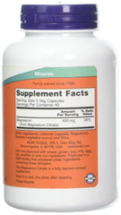 NOW Foods Magnesium Citrate caps 120 Vcaps front label view for trusted mineral support.