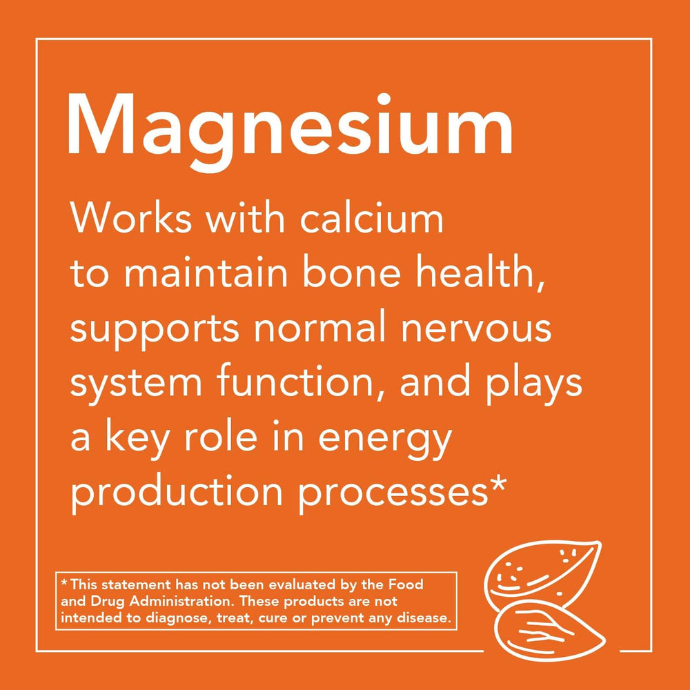 NOW Foods Magnesium Citrate enzyme cofactors concept, supports metabolism.