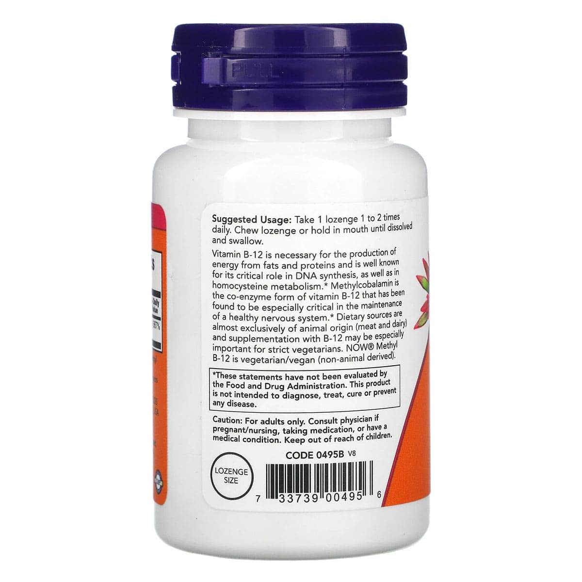 NOW Foods Metil B-12 1000mcg, caja con dos paquetes, opción conveniente para la rutina diaria.