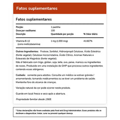 NOW Foods Metil B-12 1000mcg, pastillas para disolver, soporte para tu rutina diaria.