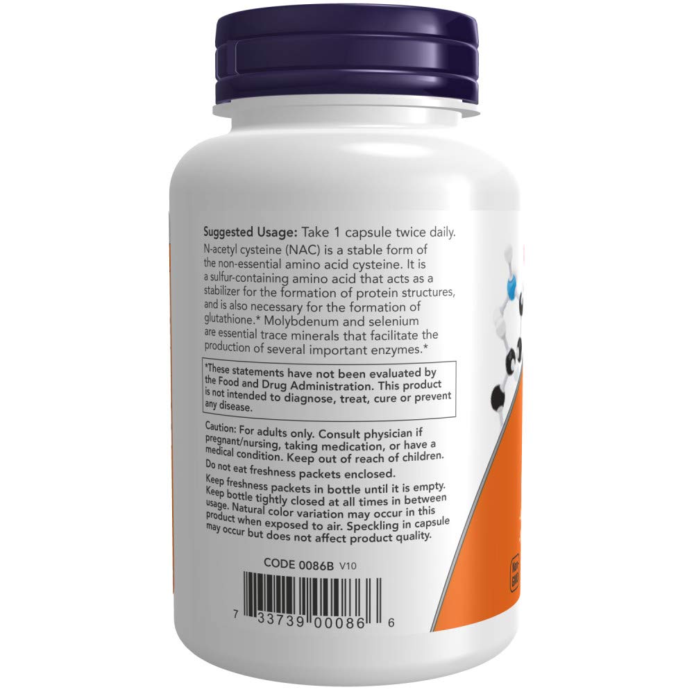 NOW Foods NAC 600mg bottle on shelf signals accessible daily supplementation