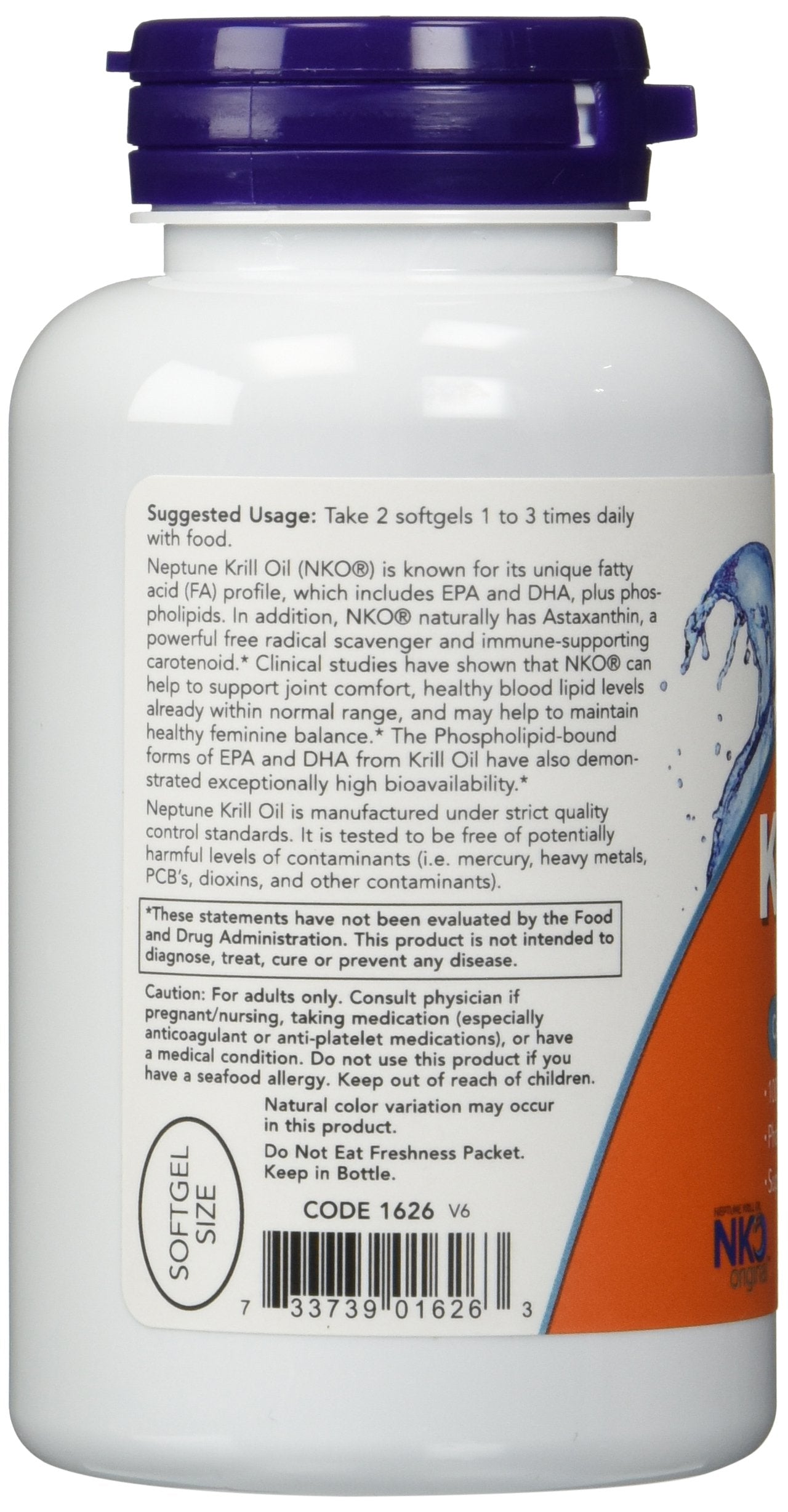 NOW Foods Neptune Krill Oil softgels ready for daily intake with meals