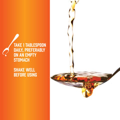 Close-up of clear NOW L-Carnitine Liquid highlighting purity and clarity.