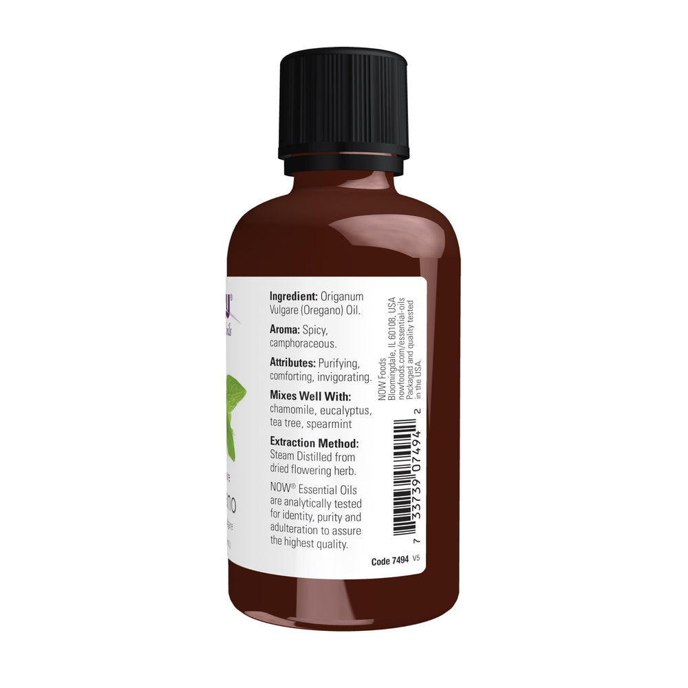 NOW Foods Oregano Oil in diffuser delivering a warm, spicy aroma