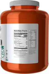 NOW Foods pea protein canister — easy pour for shakes.