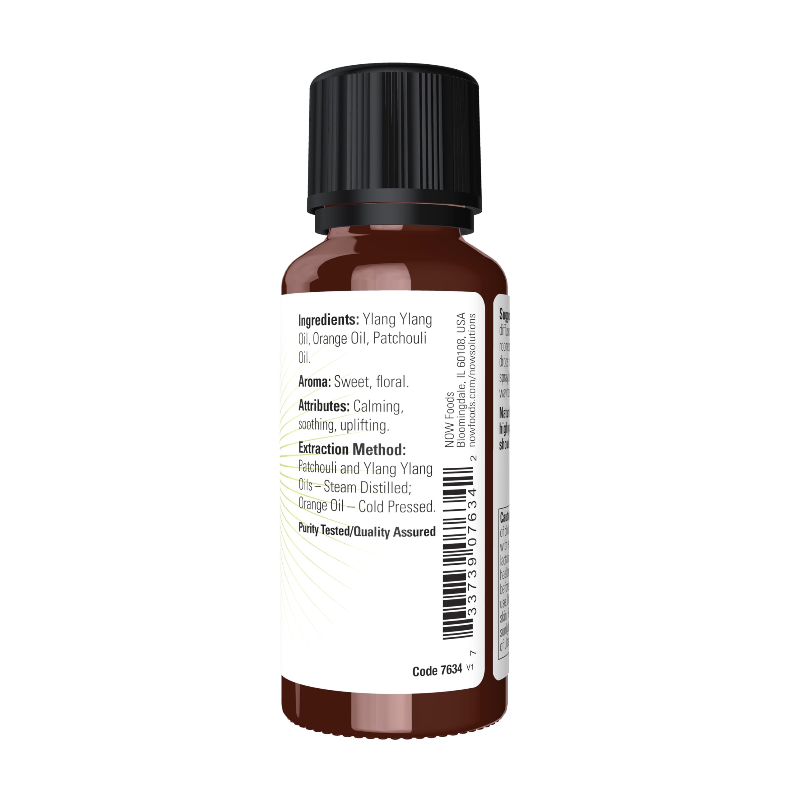NOW Foods Peace Love and Flowers diffuser usage in serene room ambience