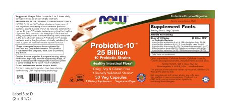 NOW Foods Saccharomyces boulardii bottle and capsules shown together for digestion support