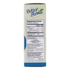 NOW Foods Stevia Balance packets captured up-close showing convenient single servings.