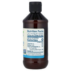 NOW Foods Stevia Glycerite label close-up, natural sweetener option for beverages and foods