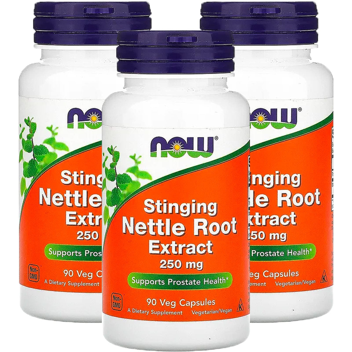 NOW Foods Stinging Nettle Root capsules bottle for daily wellness support