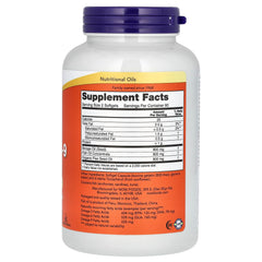 NOW Foods Super Omega 3-6-9 capsules close-up showcasing essential fatty acids for nervous system health