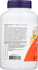NOW Foods Super Primrose 1300mg capsules close-up smooth softgels for daily use