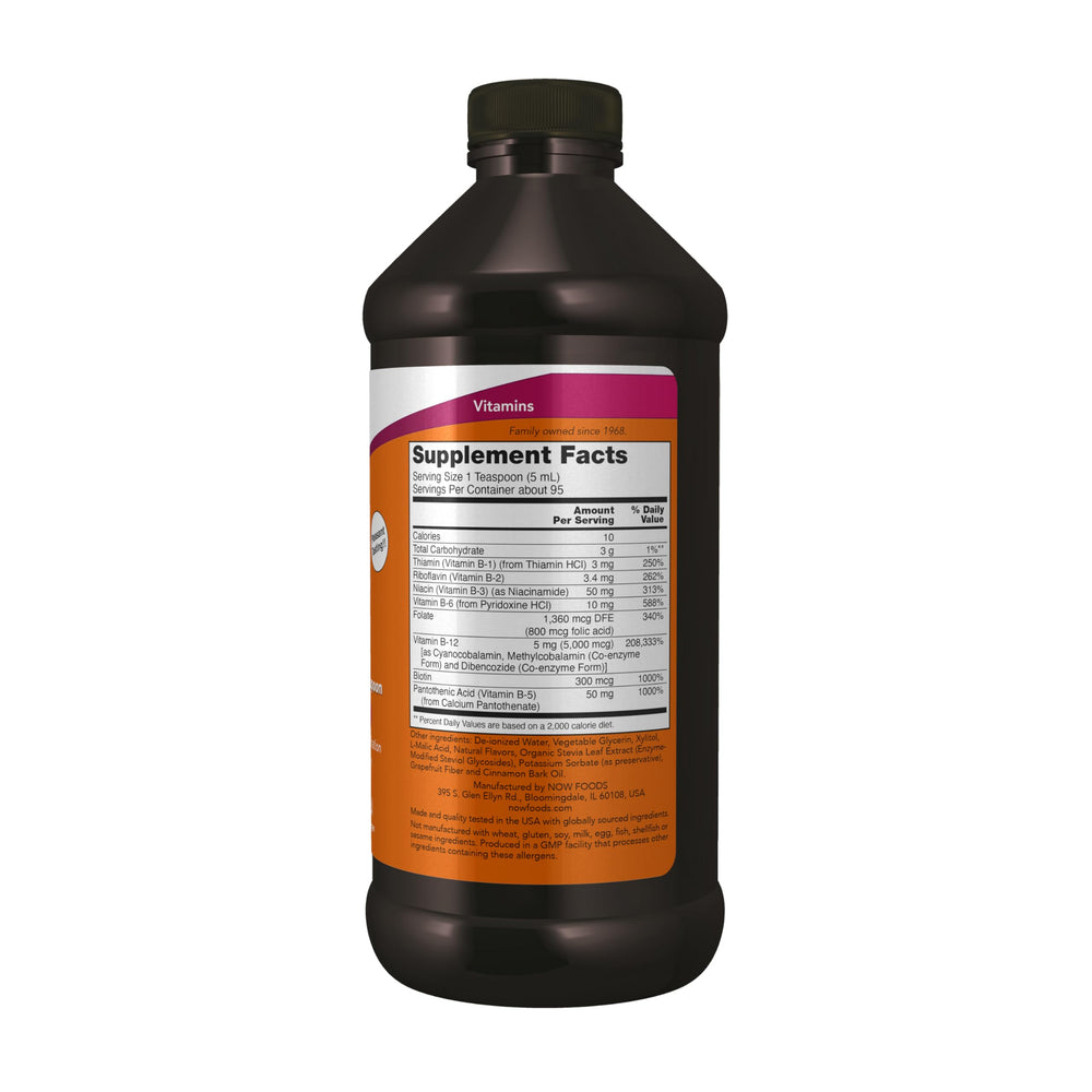 Now Foods Ultra B-12 Liquid dropper ready for a precise teaspoon dose