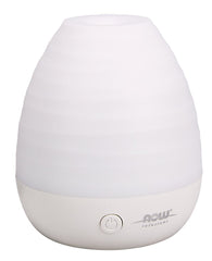 NOW Foods ultrasonic USB diffuser BPA-free container highlighting safety and clean setup