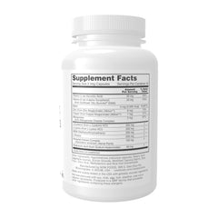 NOW Foods Vegan Hair Skin Nails capsules closeup highlighting vegan formula for beauty from within.