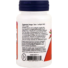 NOW Foods Vitamin D-3 in a daily use scene for dental health support.