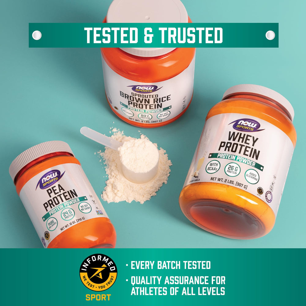 NOW Foods Whey Protein enzymatically hydrolyzed for fast absorption