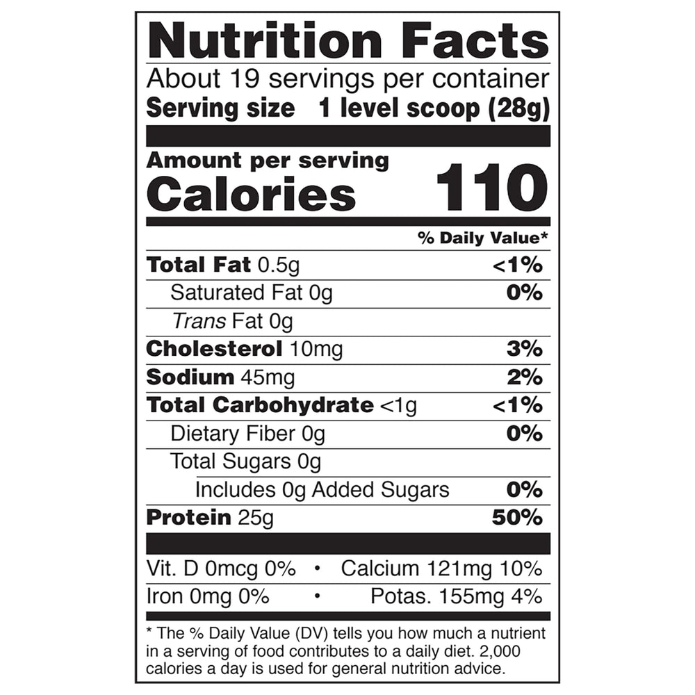 NOW Foods whey isolate panel highlights ingredients and usage flexibility.