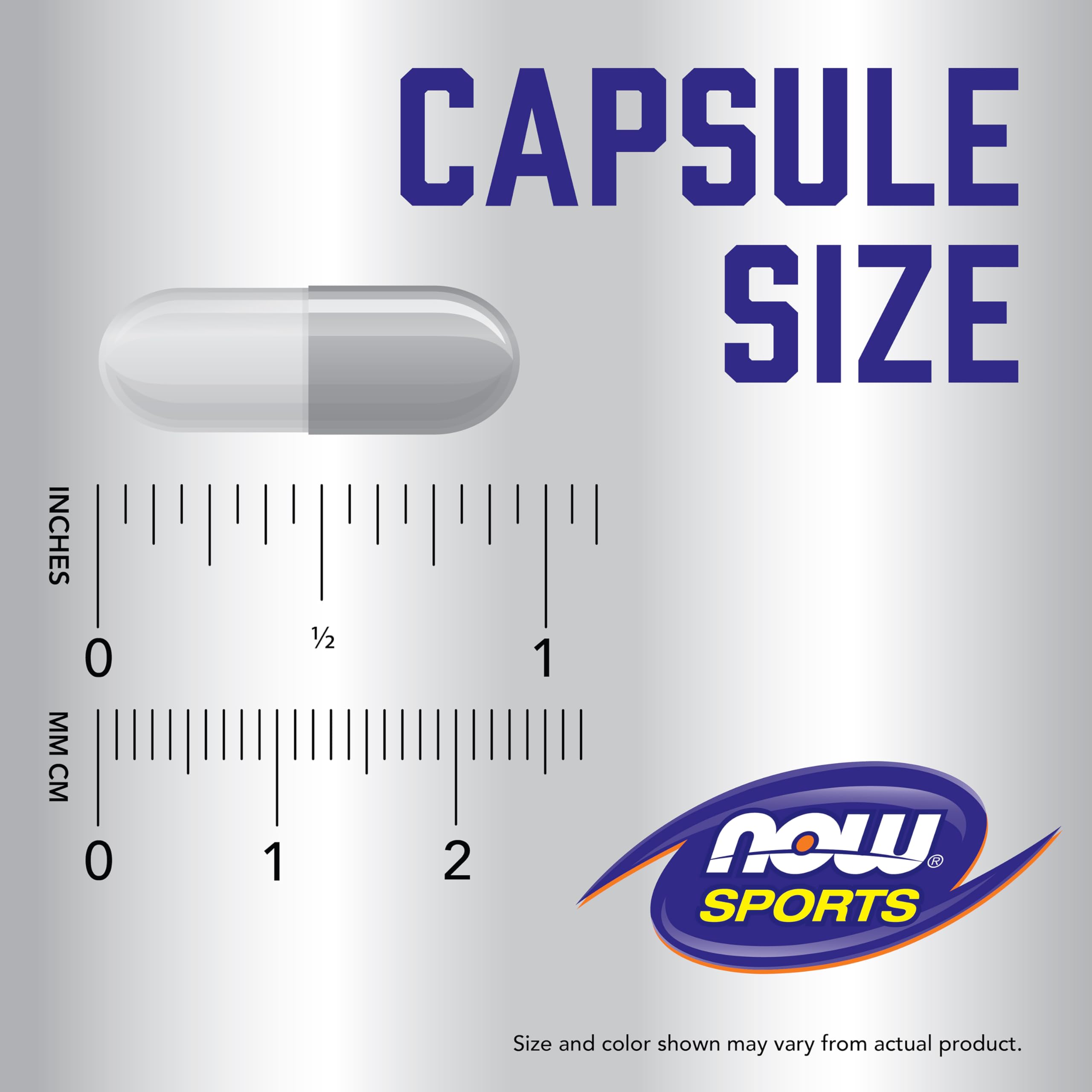 NOW Foods ZMA serving size info notes 3 capsules for men, 2 for women