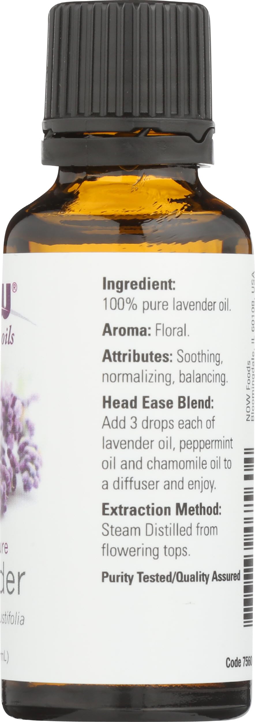 NOW Foods Lavanda, perfume suave para cuidado personal diario.