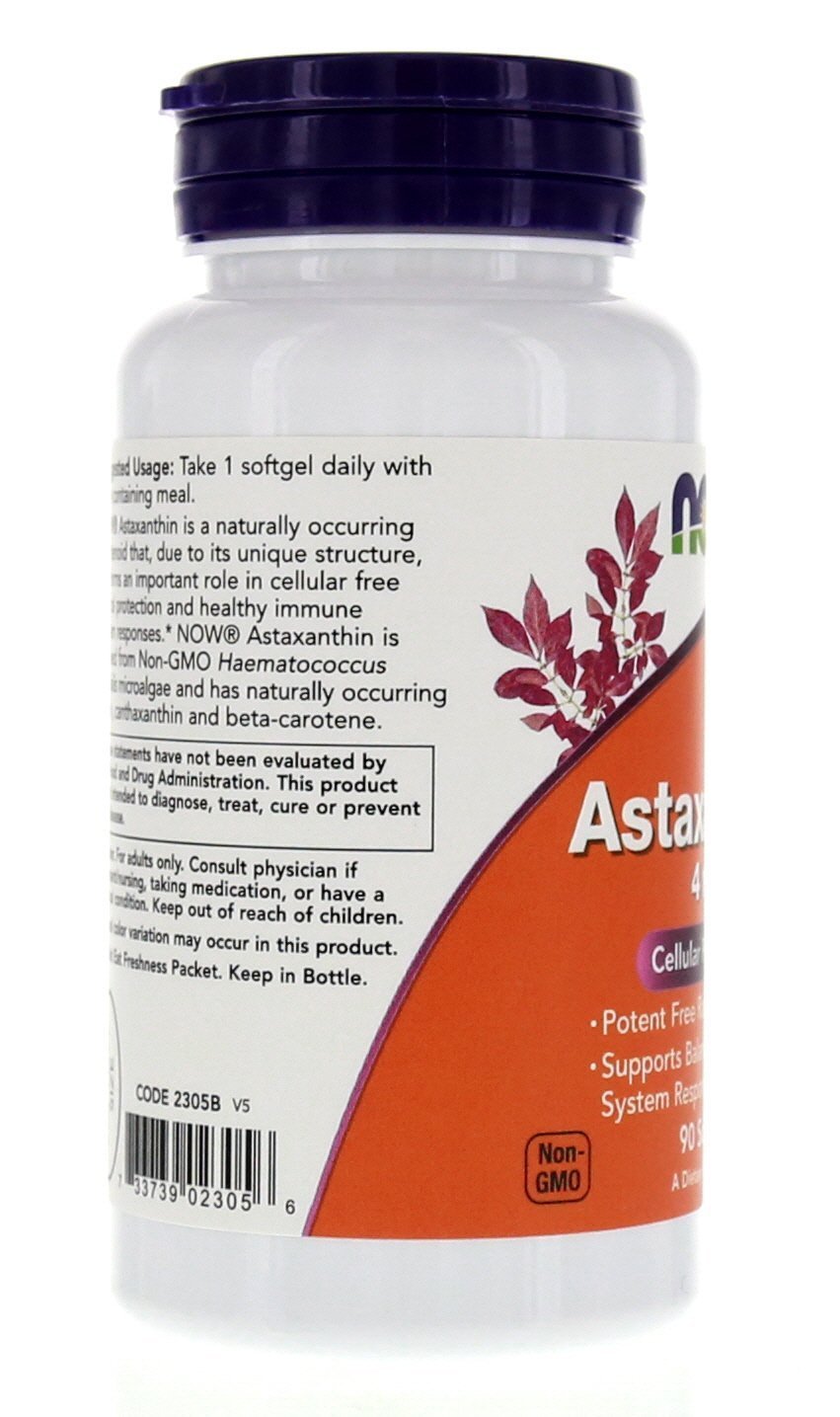 NOW Foods Astaxanthin 4mg pack-two-box communicates bundled value for shoppers.