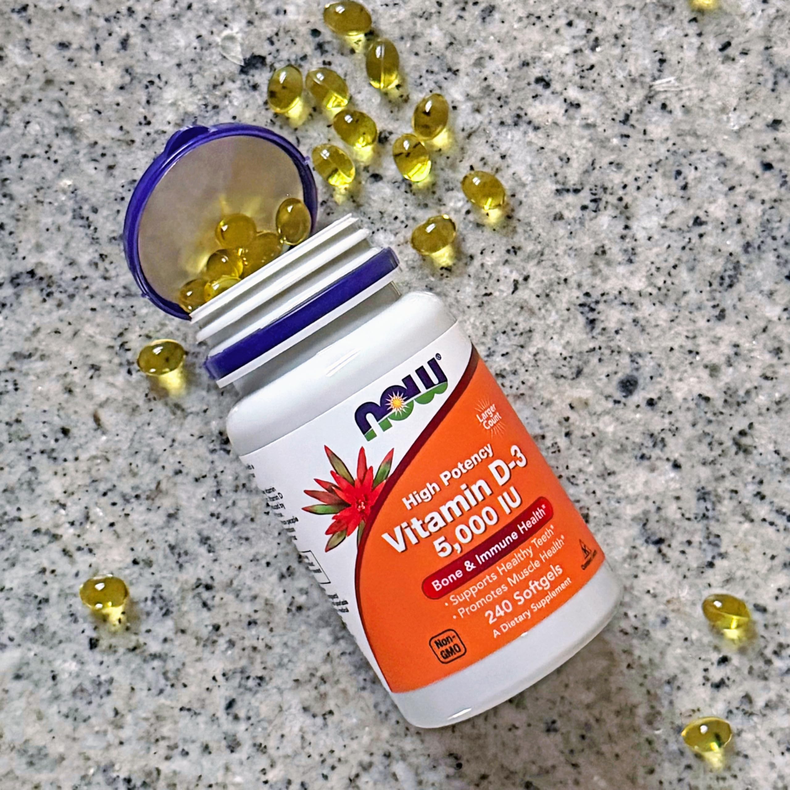 NOW Foods bone-health concept with visual emphasis on bones