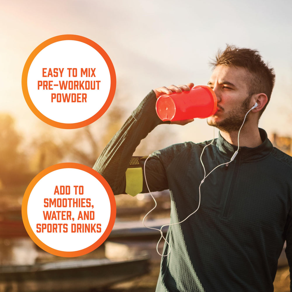 NOW Foods L-Arginine powder measuring serve to ensure consistent portions