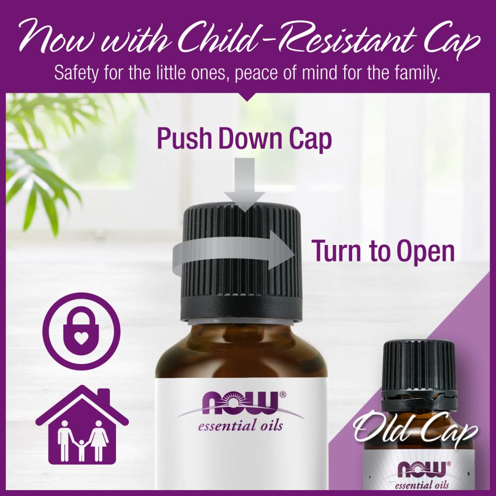 NOW Foods Peppermint oil diffuser-setup demonstrates refreshing aroma in a room.