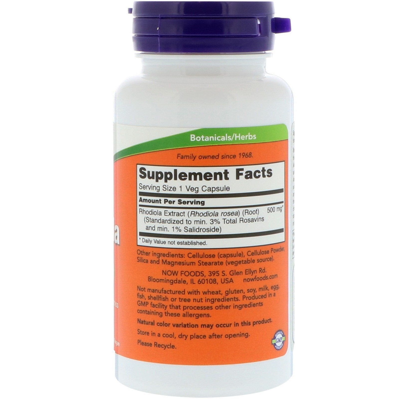 NOW Foods Rhodiola 2-pack packaging shows value and convenience for routines