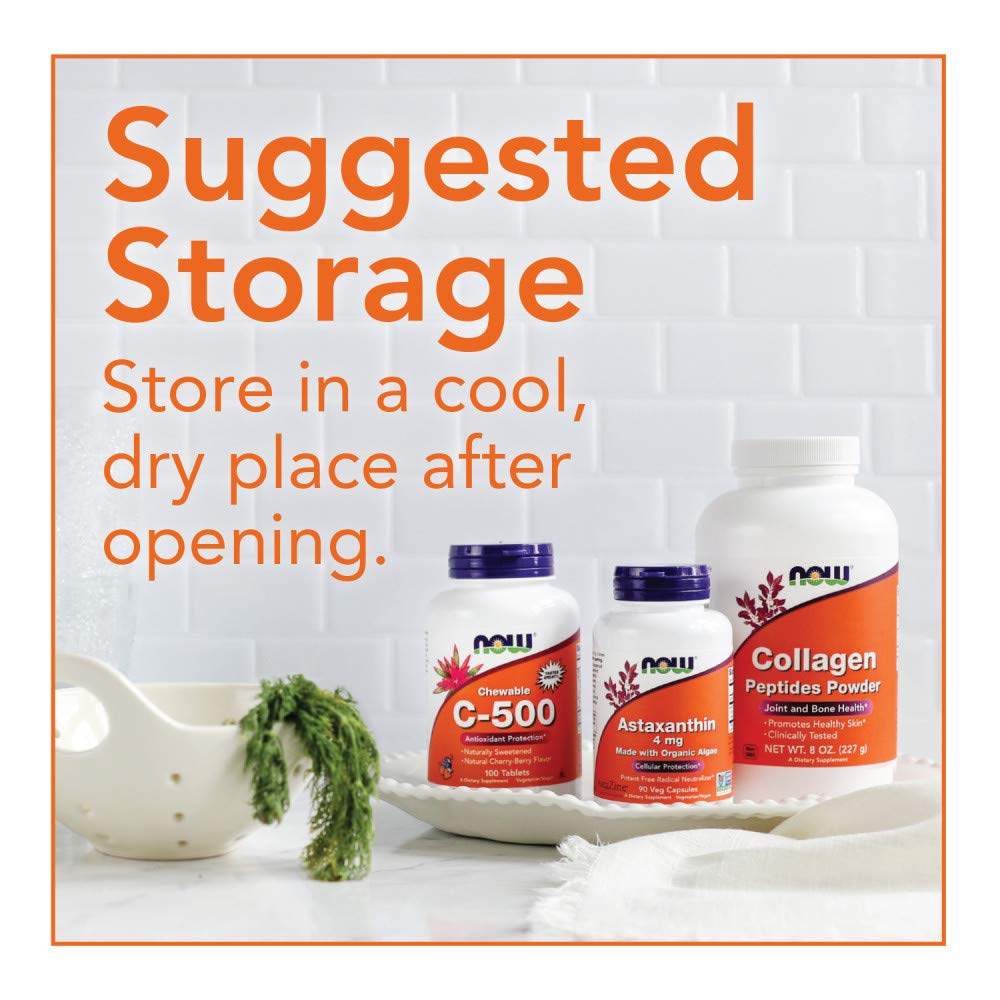NOW Foods Selenium bottle on kitchen counter for easy routine