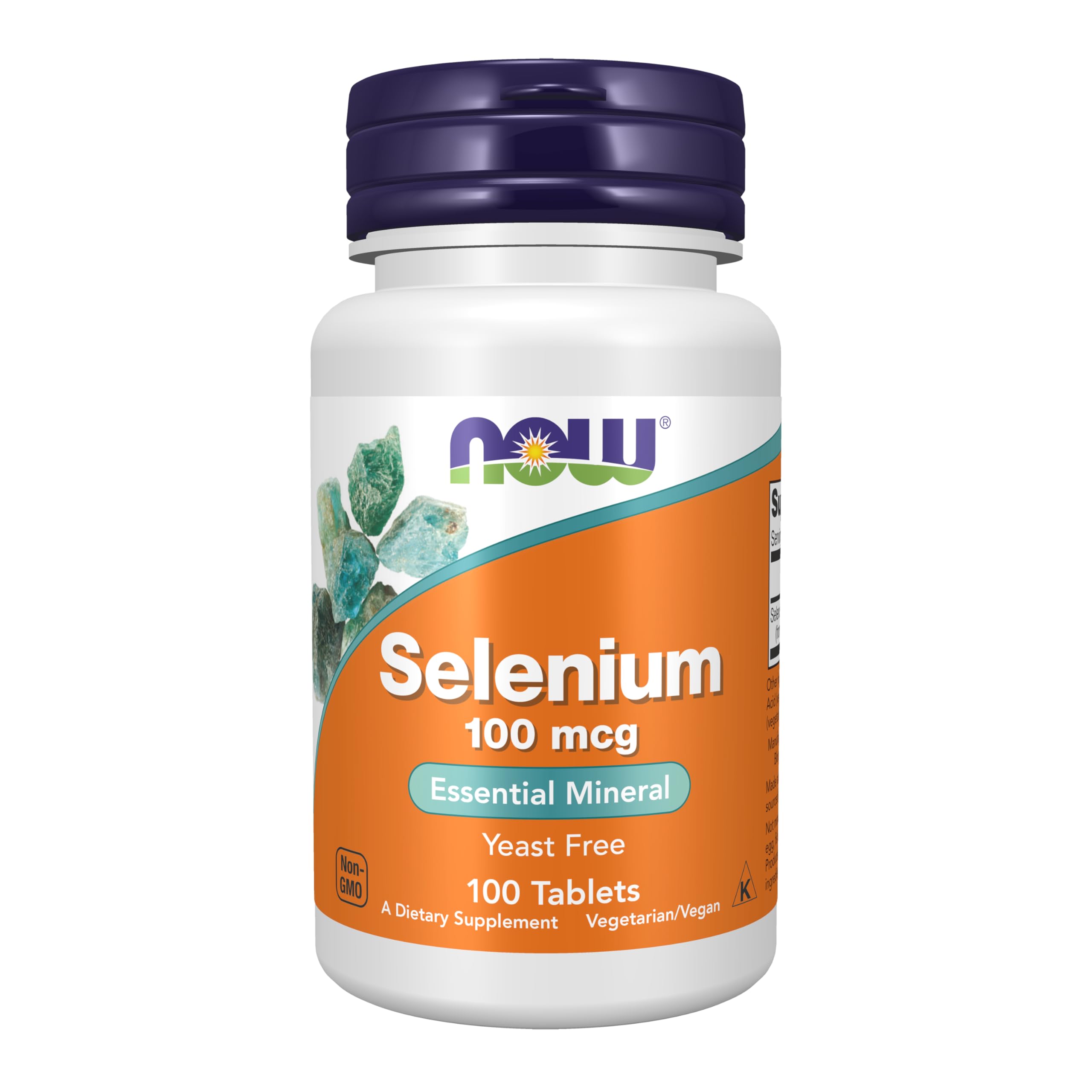 Selenium Daily NOW Foods Selenium (L-Selenomethionine) 100 mcg – 100 Tablets ...