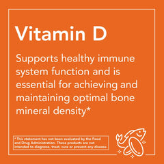 NOW Foods Vitamin D-3 1000 IU softgel pose ready to swallow