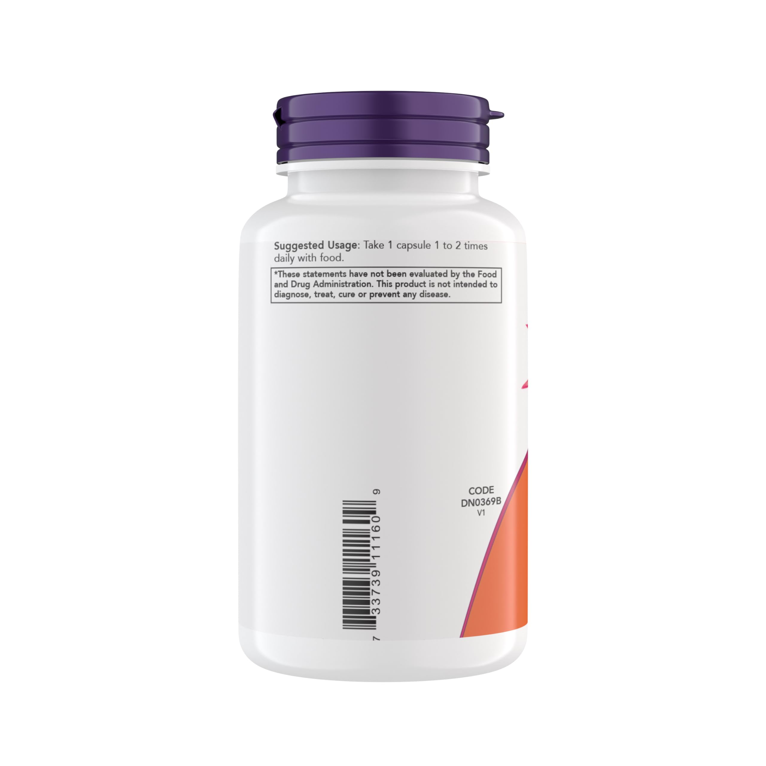 NOW Foods Vitamin D3 K2 label detail showing 1000 IU and 45 mcg per capsule