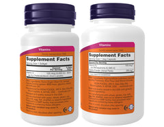 NOW Foods Vitamin D-3 softgel closeup showing high-potency formula